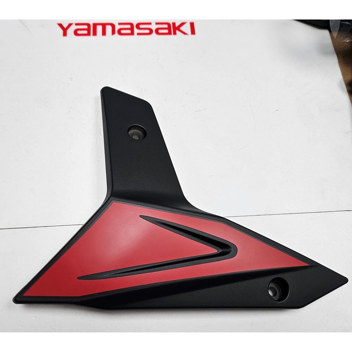 F50 Lefthand Belly Pan - Black/Red