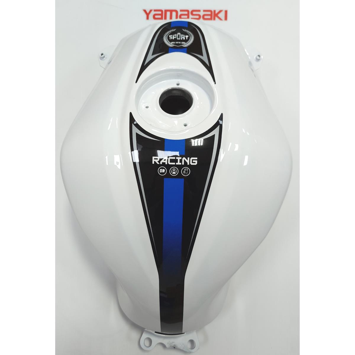 YM50 Fuel Tank - Blue/White