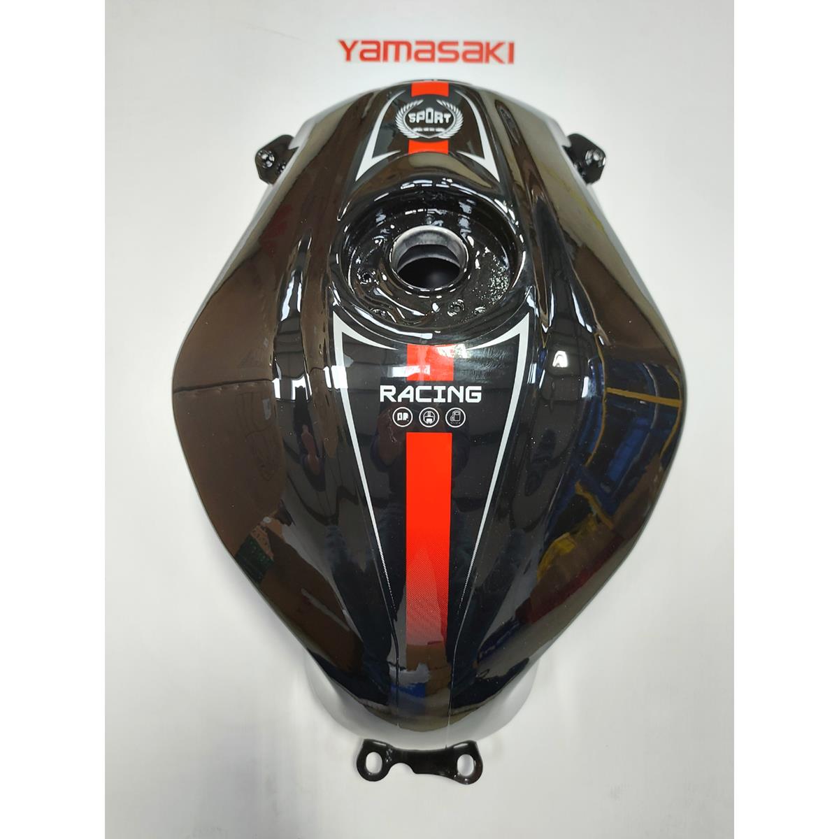 YM50-10 Fuel Tank - Red/Black