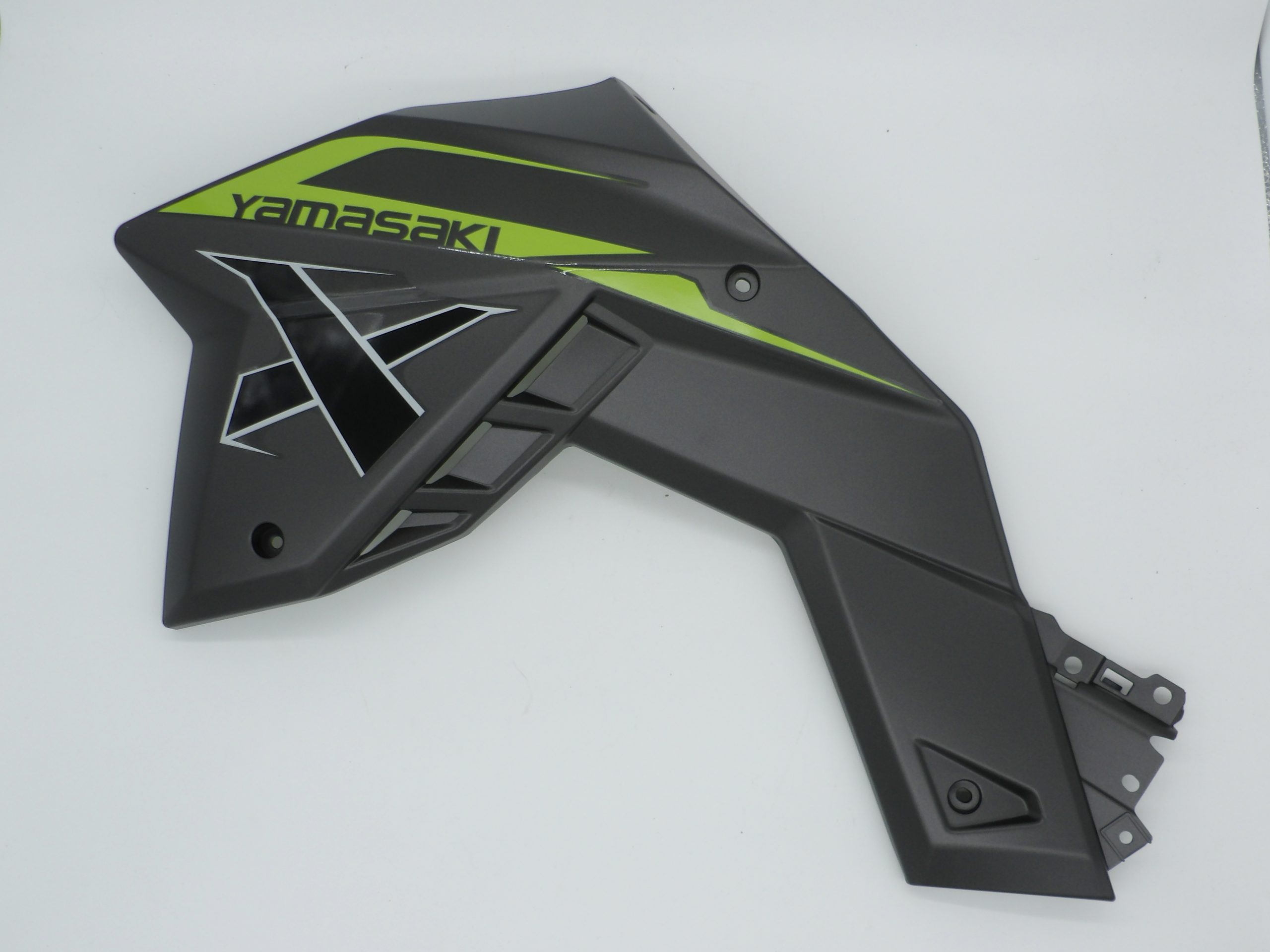 Left Upper Tank panel - Black/Lime